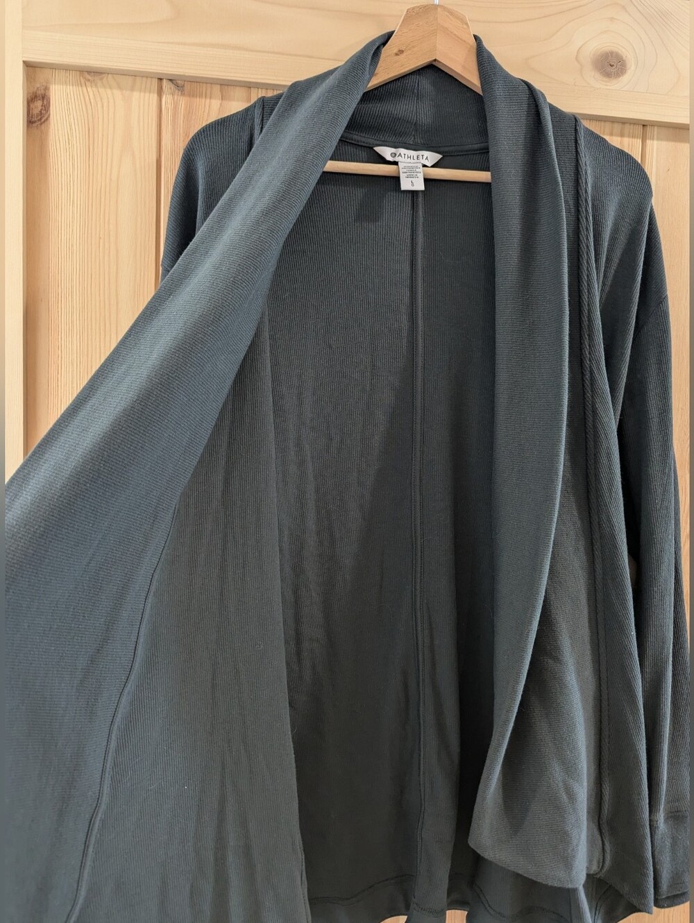 Athleta Ribbed Open Front Cardigan - Picture 4 of 8